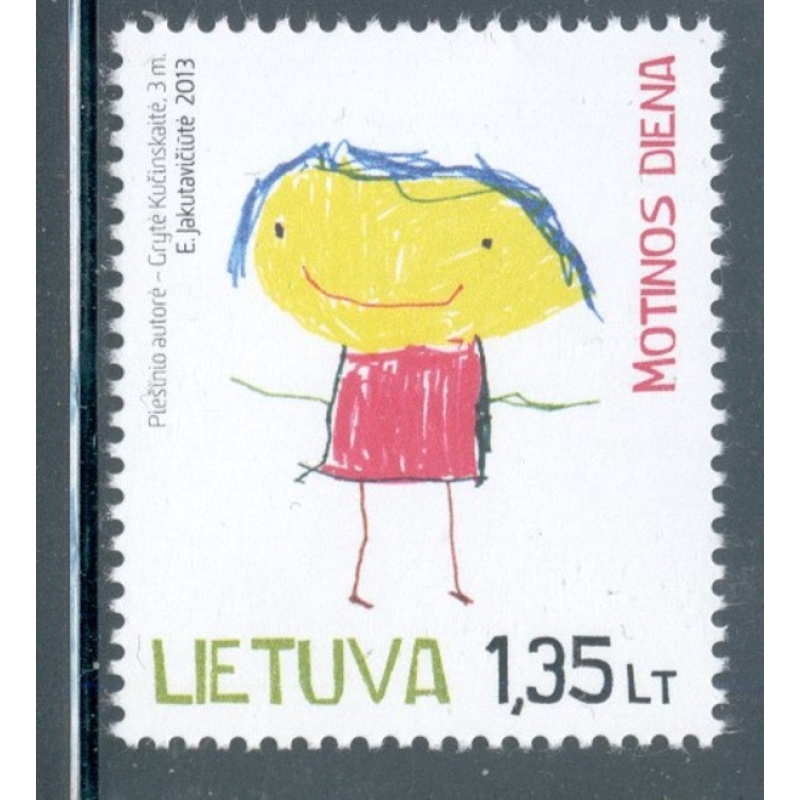 Lithuania Sc 999 2013 Mothers Day stamp mint NH