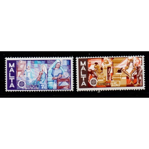 Malta Sc 512-513 1976 Europa stamp set mint NH