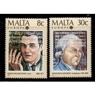 Malta Sc  660-661 1985  Europa stamp set mint NH