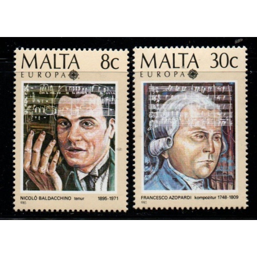 Malta Sc  660-661 1985  Europa stamp set mint NH