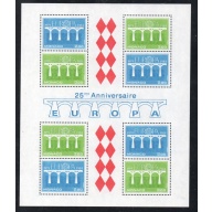 Monaco Sc 1425a 1984 Europa stamp sheet mint NH