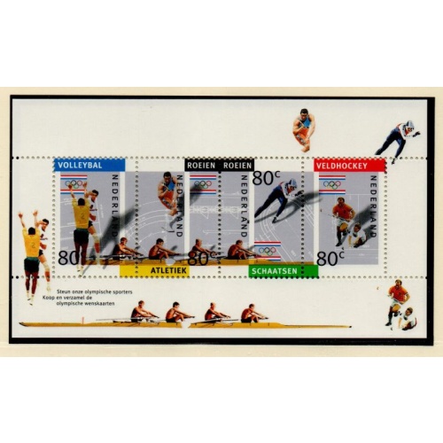 Netherlands Sc 806 1992 Olympics stamp sheet mint NH