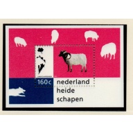 Netherlands Sc 958 Sheep Nature & Environment stamp sheet mint NH
