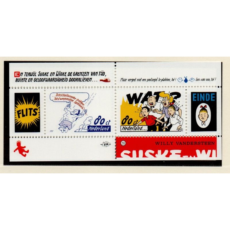 Netherlands Sc 960 1997 Comic Strip Characters stamp sheet mint NH