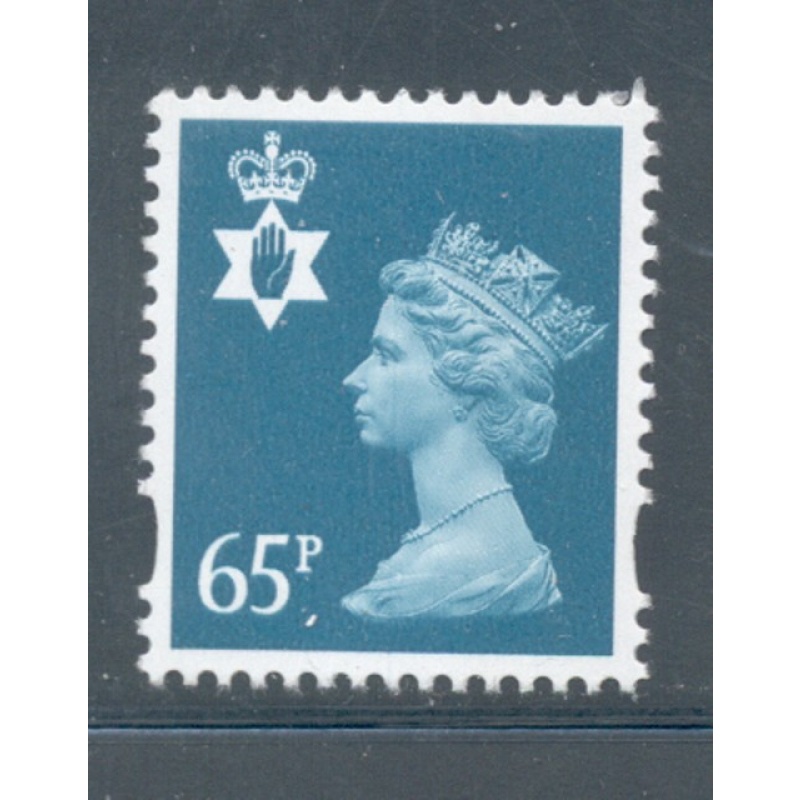 G.B Northern Ireland Sc NIMH93 2000 65p prussian blue QE II Machin Head stamp mint NH