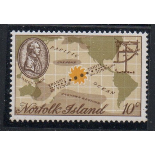Norfolk Islands Sc 122 1969  Transit of Venus stamp mint NH