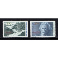 Norway Sc 1038-1039 1993 Edvard Grieg stamp set mint NH