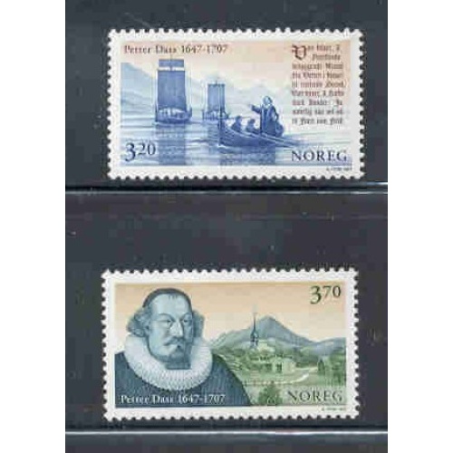 Norway Sc 1176-1177 1997 Petter Dass stamp set mint NH