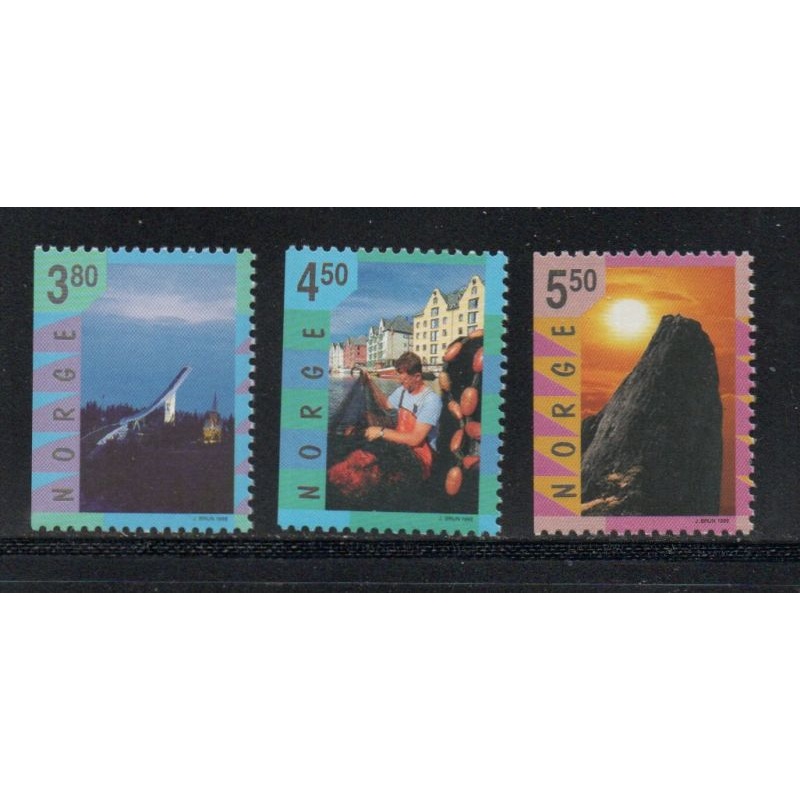 Norway Sc 1191-1193 1998 Tourism  stamp set mint NH