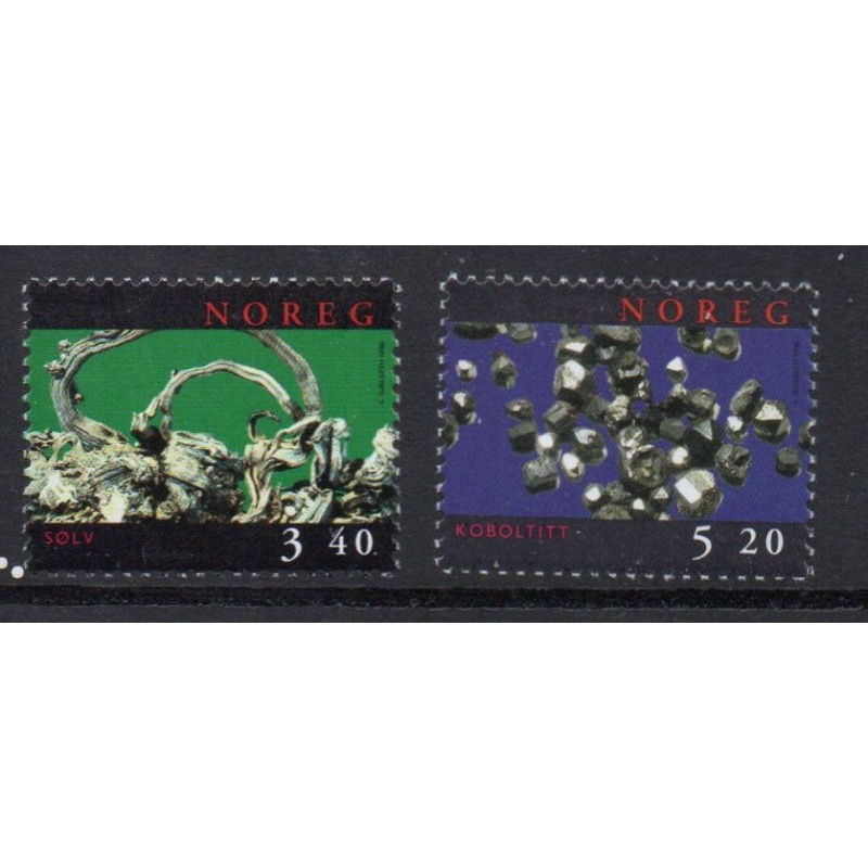 Norway Sc 1196-1197 1998 Minerals  stamp set mint NH