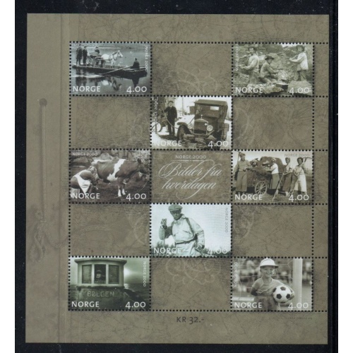 Norway Sc 1235a 1999 Everyday Lfe stamp sheet mint NH