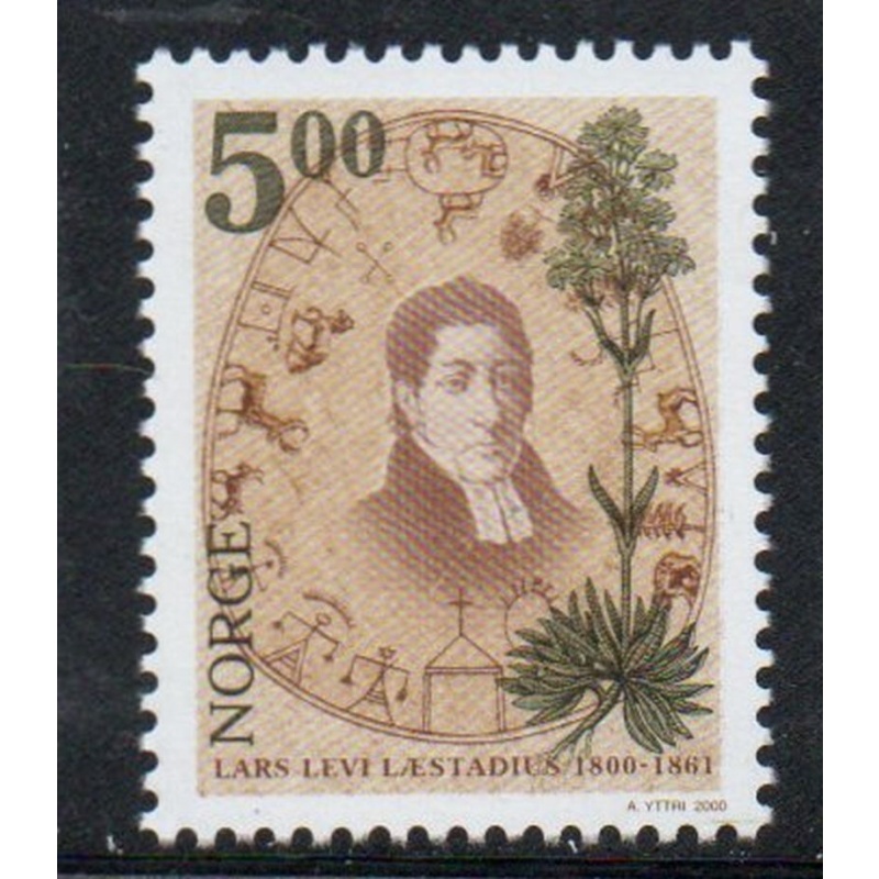 Norway Sc 1263 2000 Laestadius Botanist stamp mint NH