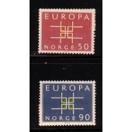 Norway Sc 441-442 NH Europa  stamp set mint NH