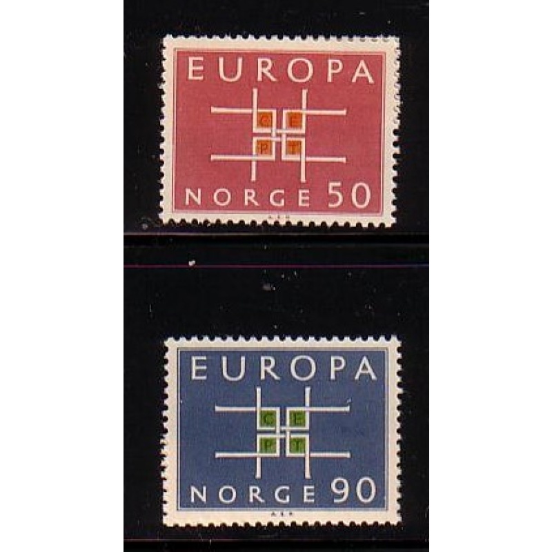 Norway Sc 441-442 NH Europa  stamp set mint NH