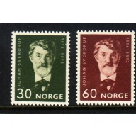 Norway Sc 494-495 1966 Sverdrup stamp set mint NH