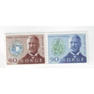 Norway Sc 535-536 1968 Hjort Scientist stamp set mint NH