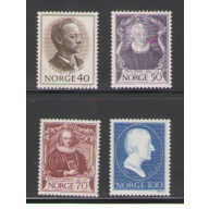 Norway Sc 562-65 1970 Zoologists   stamp set mint NH