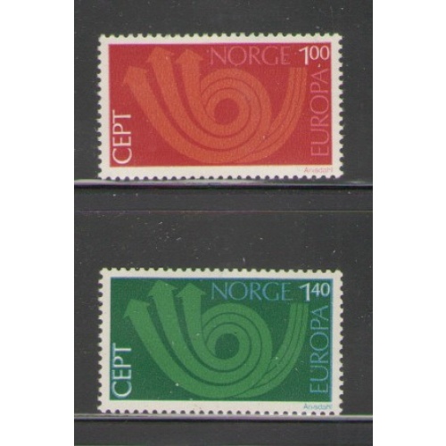 Norway Sc 604-05 1973 Europa  stamp set mint NH