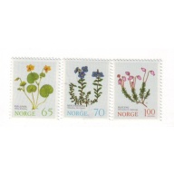Norway Sc 626-628 1973 Flowers stamp set mint NH