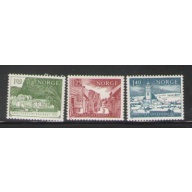 Norway Sc 651-653 1975 Architectural Heritage  stamp set mint NH