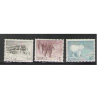 Norway Sc 660-662 1975  Union with Spitsbergen stamp set mint NH