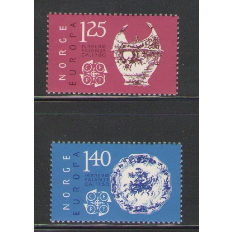Norway Sc 675-676 1976 Europa stamp set mint NH
