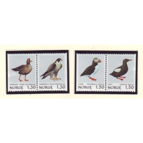 Norway Sc 775-78 1981 Birds stamp set mint NH