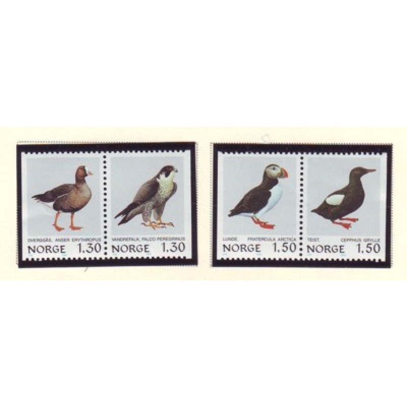 Norway Sc 775-78 1981 Birds stamp set mint NH