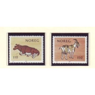 Norway Sc 779-80 1981 Cow & Goat Milk Producers stamp set mint NH
