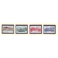 Norway Sc 786-89 1981 Lake Ships stamp set mint NH