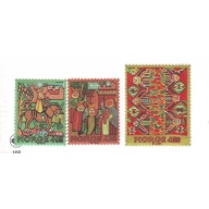 Norway Sc 794-96 1981 Tapestries Christmas stamp set mint NH