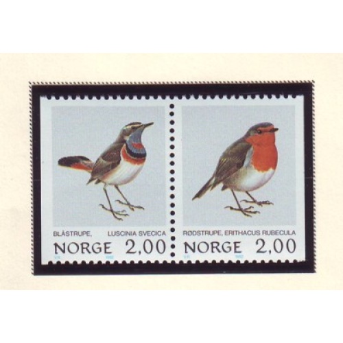 Norway Sc 800-01 1982 Birds stamp set mint NH