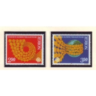 Norway Sc 825-26 1983 World Communications Year stamp set mint NH
