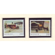 Norway Sc 831-32 1983 Christmas stamp set mint NH
