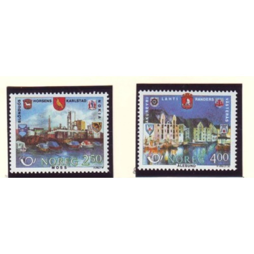 Norway Sc 894-95 1986 Nordic Cooperation stamp set mint NH
