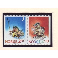 Norway Sc 935-36 1988 Christmas stamp set mint NH