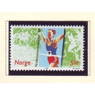 Norway Sc 937 1989 Cross Country Championships stamp  mint NH