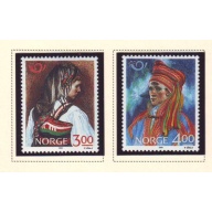 Norway Sc 940-41 1989 Nordic cooperation stamp set mint NH