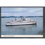 Queen if Prince Rupert B.C. Ferries Chrome post card unused