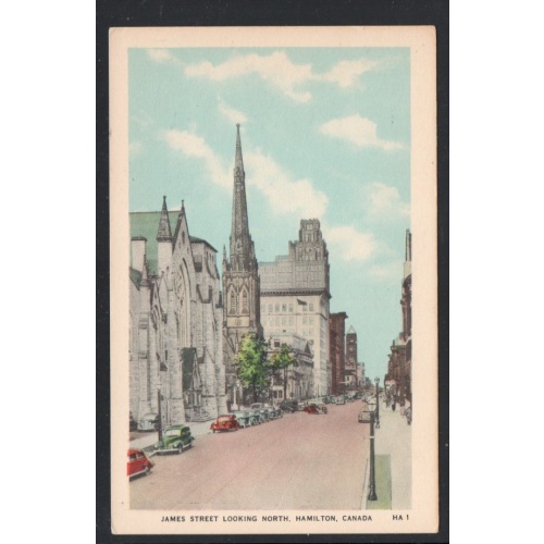 Hamilton Canada Colour PC James Street Looking North unues