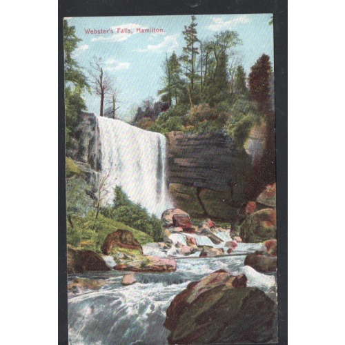 Hamilton Canada Colour PC Webster Falls, unused