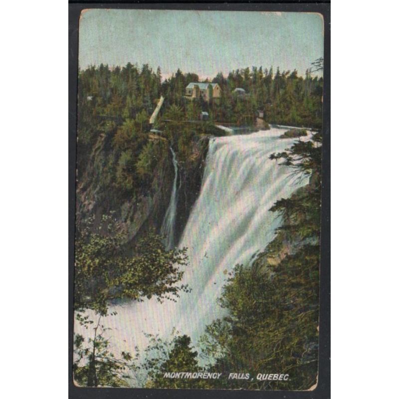 Early Colour PC Montmorency Falls, Quebec unused