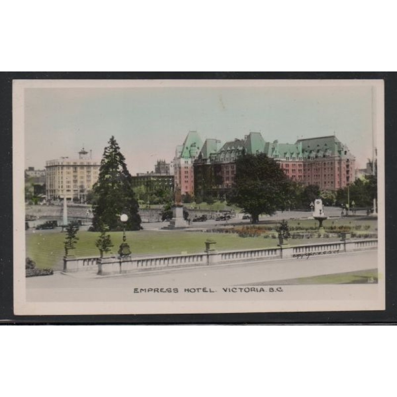 Colour PC Empress Hotel, Victoria, B.C, unused