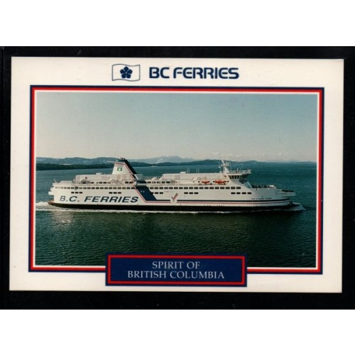 Chrome pc Ferry Spirit of British Columbia unused