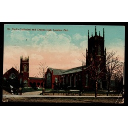 London Ontario  Valentine & Sons Colour PC St Pauls Cathedral used