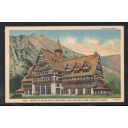 Linen era Colour PC Prince of Wales Hotel, Waterton Park, Alberta