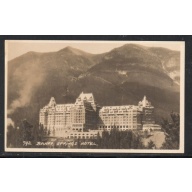 Black & White RPPC  Banff Springs Hotel, Alberta unused