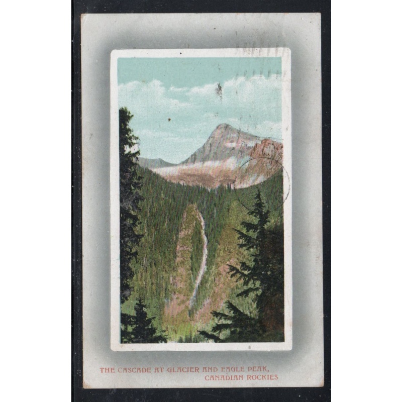Valentine & Sons Colour PC  Cascade Glacier Eagle Peak  used 1912