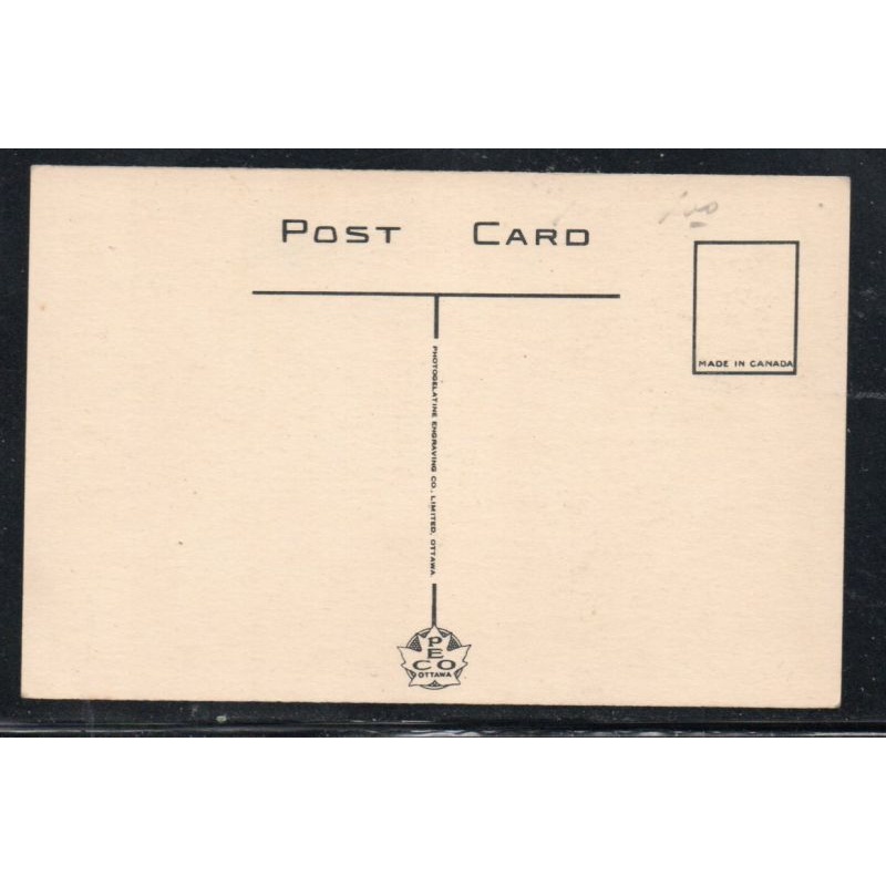 Linen era PECO colour PC Aerial View of Winnipeg, Man unused