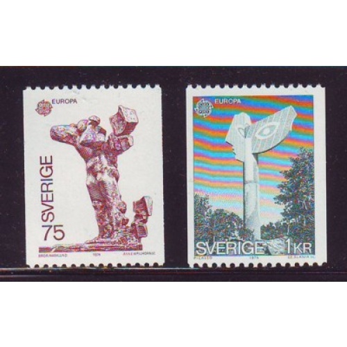 Sweden Sc 1049-1050 1974  Europa stamp set mint NH